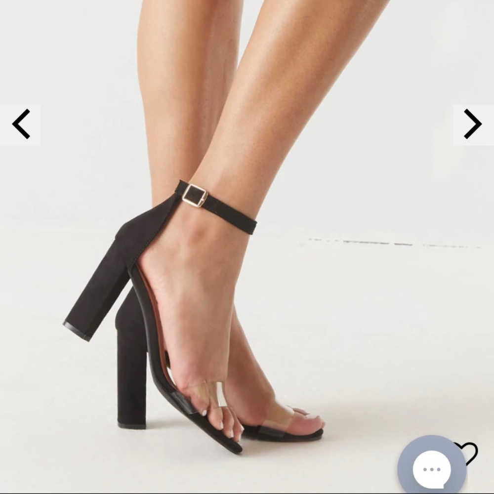 Clear Band High Ankle Strap High Heel